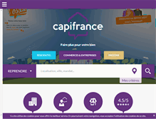 Tablet Screenshot of capi-commerce.fr